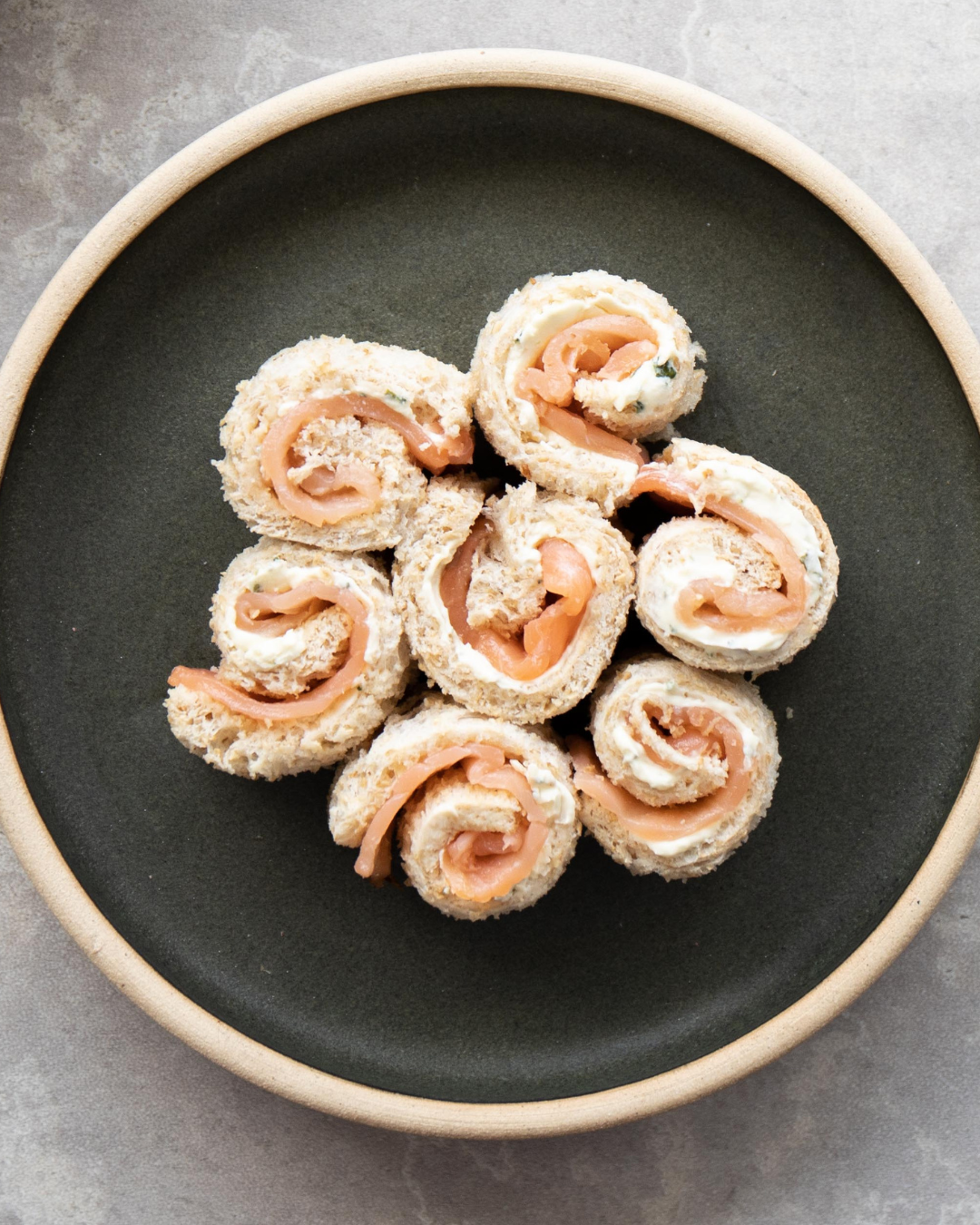 Salmon piwheels