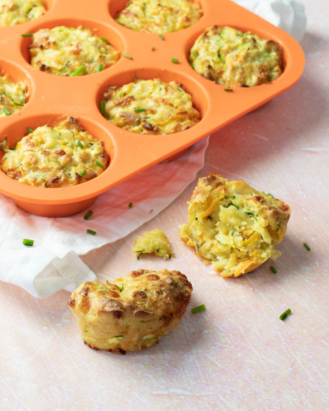 Veggie & Cheese Muffins