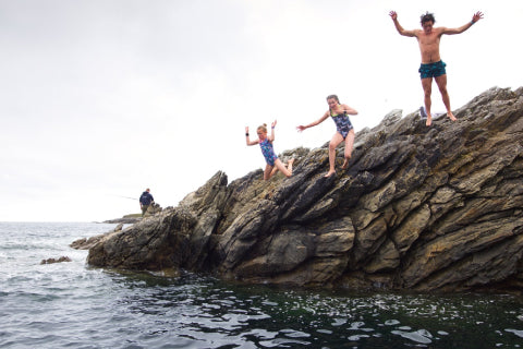 Jumping off the pier