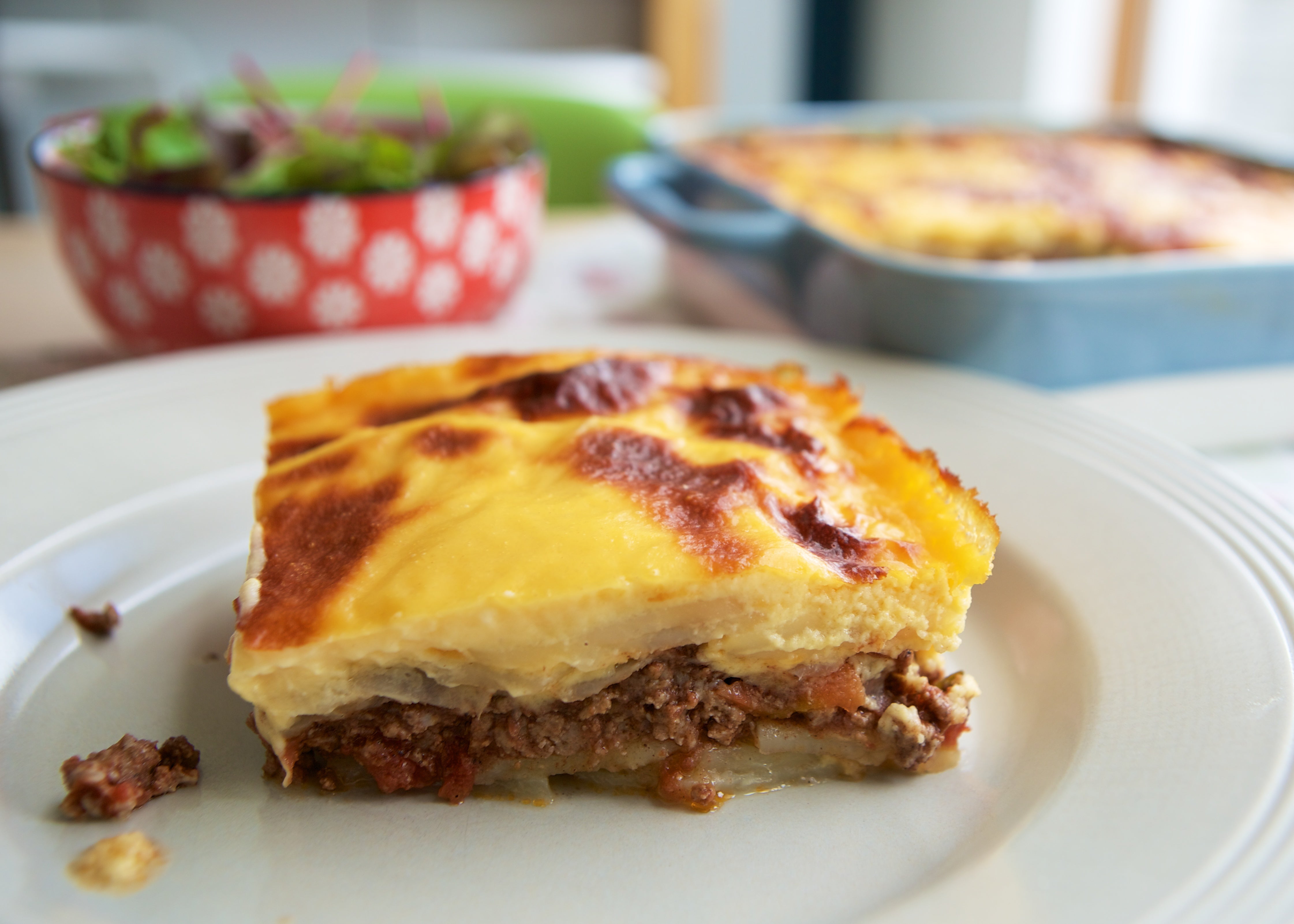 Moussaka-Mama kocht