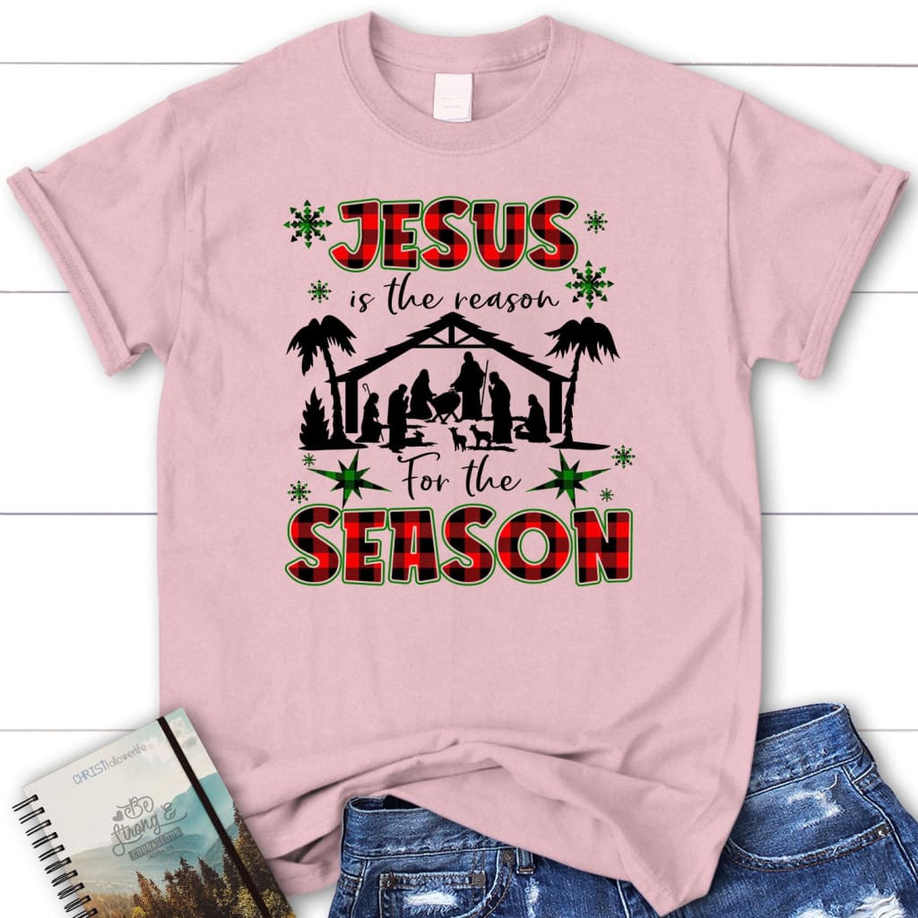 Jesus is the reason for the season shirt, Women’s Christmas tshirts