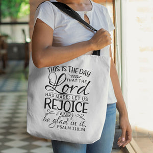 Bible Verse Tote Bags: This Is the Day the Lord Has Made Tote Bag ...