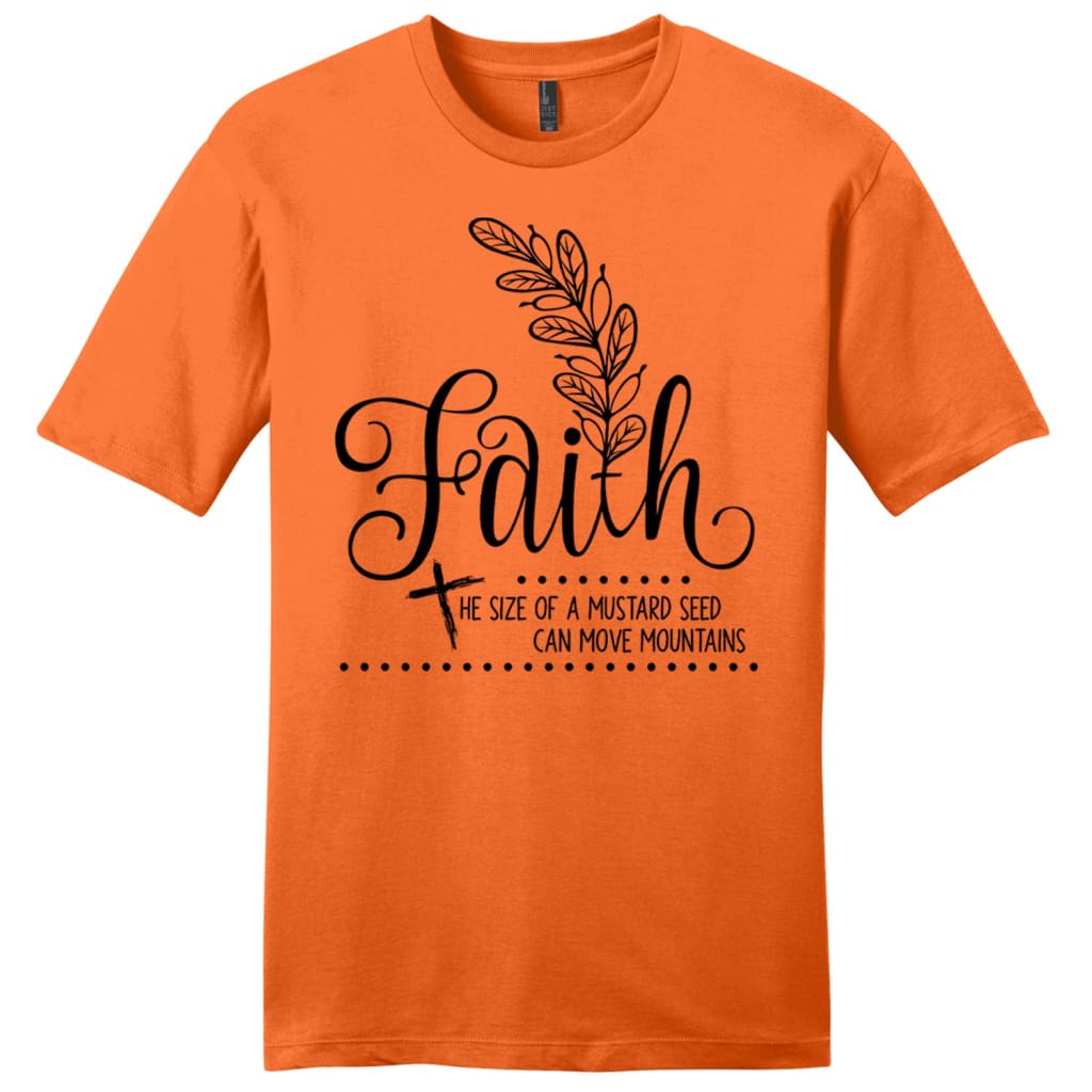 Faith shirts: Faith the size of a mustard seed men’s Christian t-shirt ...