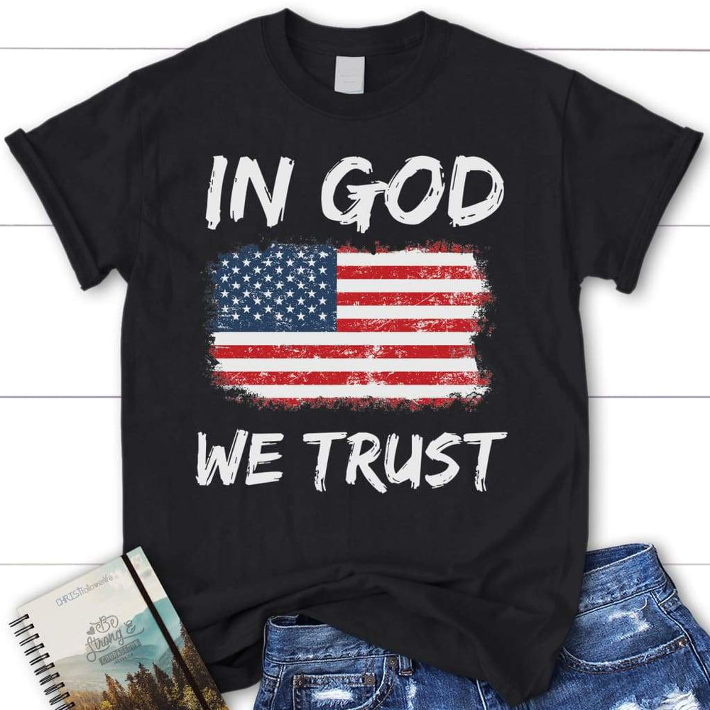 In God we trust American flag long sleeve shirt | Christian apparel ...
