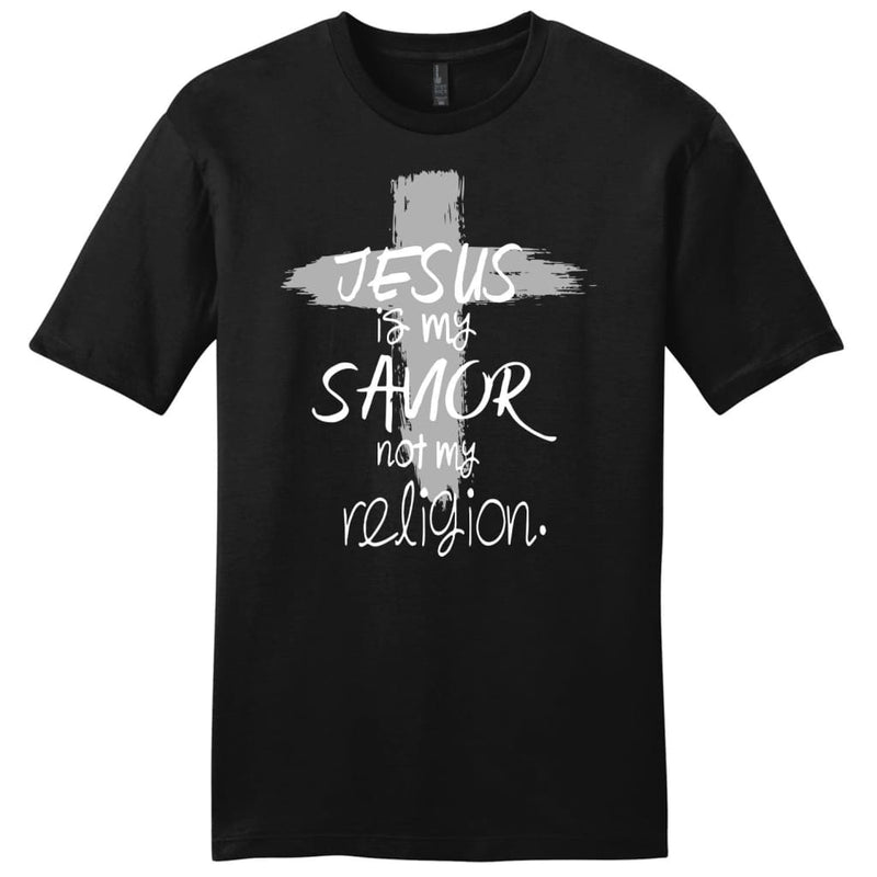 Jesus Is My Savior Not My Religion Mens Christian T-shirt, Jesus Shirts ...