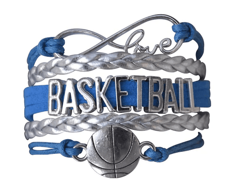 Blue Infinity Basketball Bracelet
