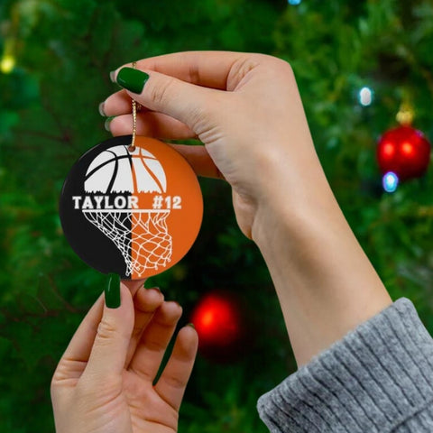 Customizable Basketball Ornament