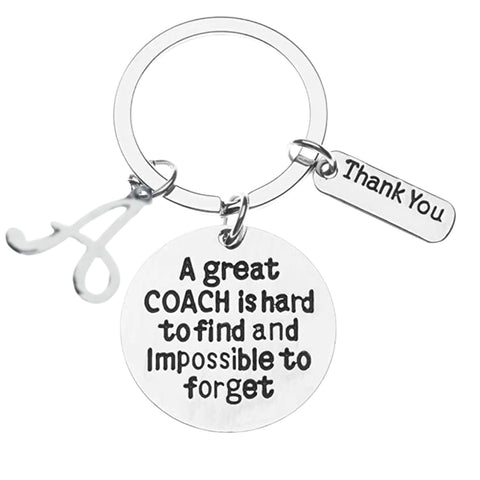 Personalized coach keychain