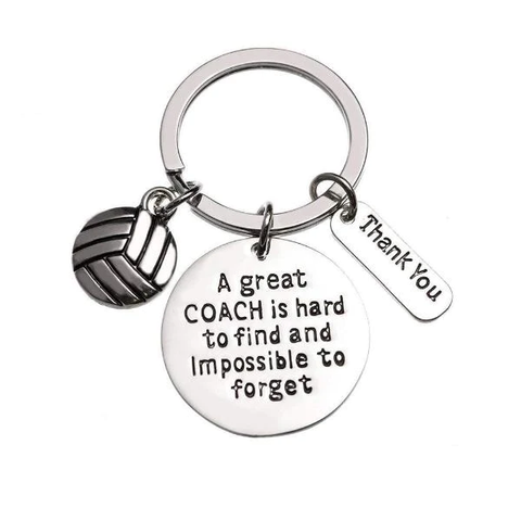 Volleyball Coach Keychain