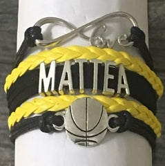 custom basketball bracelet