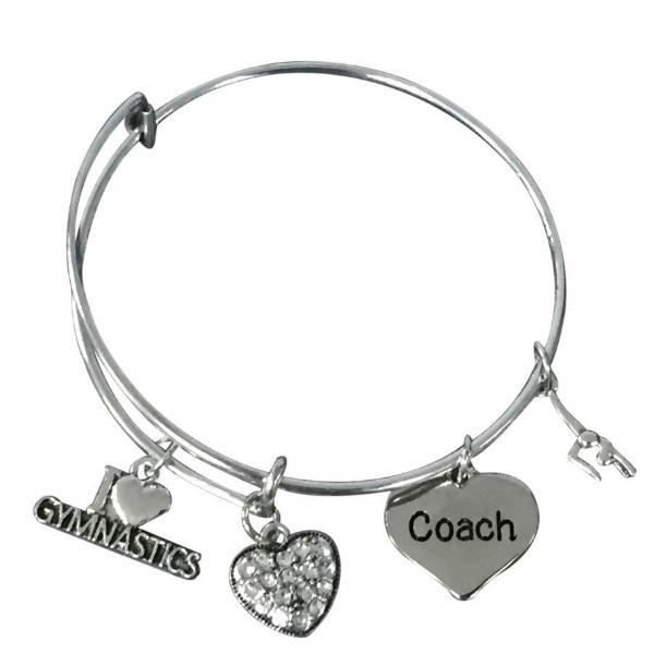 Gymnastics Coach Bangle Bracelet