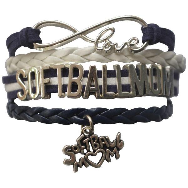 Infinity Softball Mom Bracelet