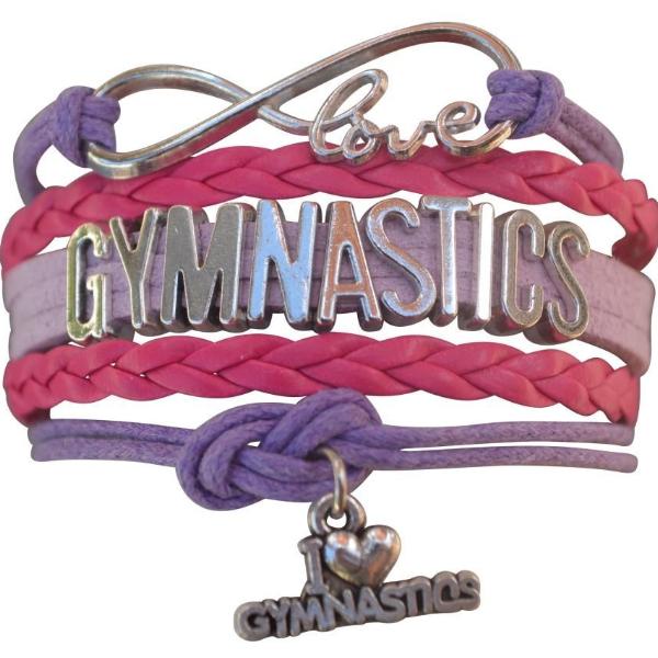 Gymnastics Purple and Pink Bracelet