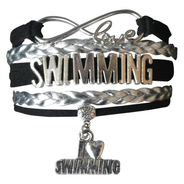 Girls Swim Infinity Bracelet Gift For Swimmers