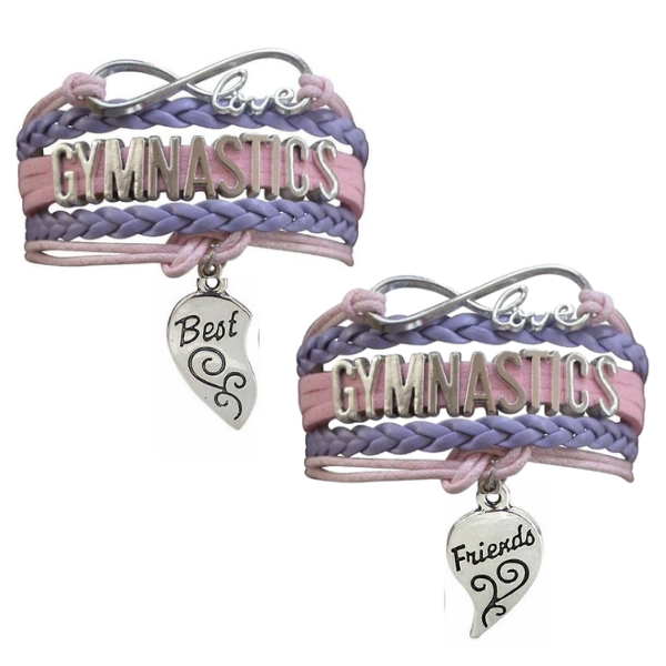 Girls Gymnastics Friendship Bracelets - Pick Colors