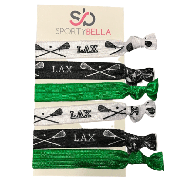 Lacrosse Hair Ties - Green