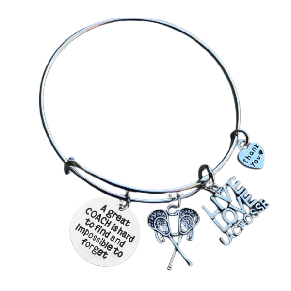 Lacrosse Great Coach Is Hard to Find Bangle Bracelet