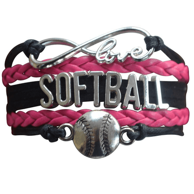 Girls Softball Bracelet- 21 Team Colors - Sportybella