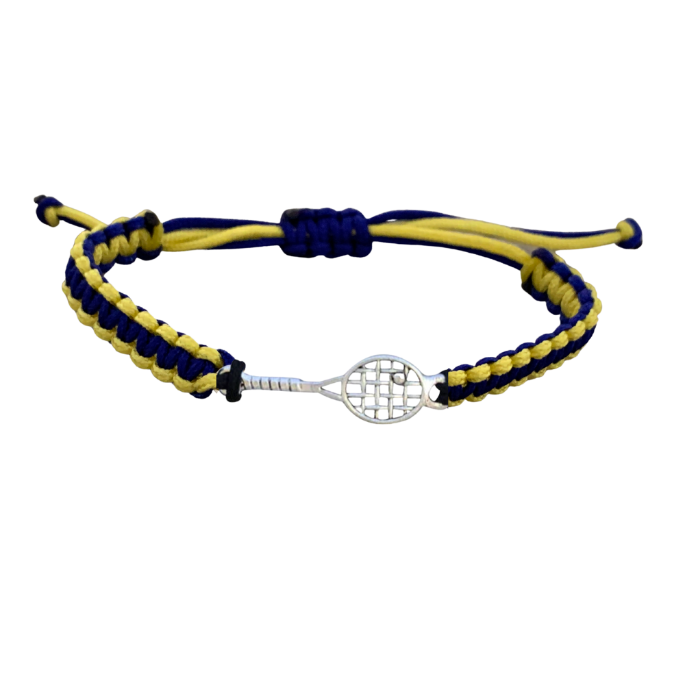 Tennis Racket Rope Bracelet - Pick Colors