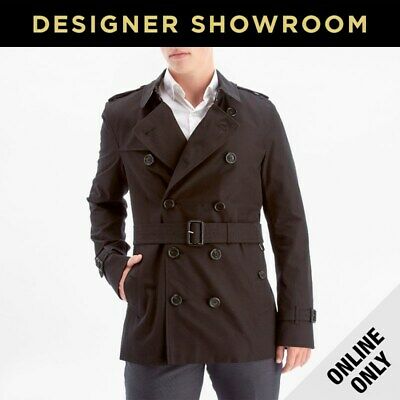 burberry trench coat mens black