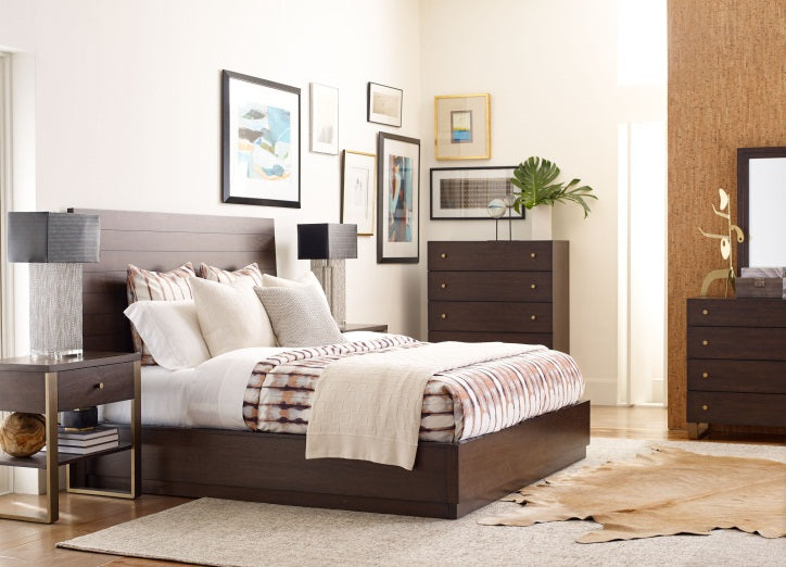 Austin By Rachael Ray Bedroom Ca King Panel Bed 5 Piece Bedroom Set