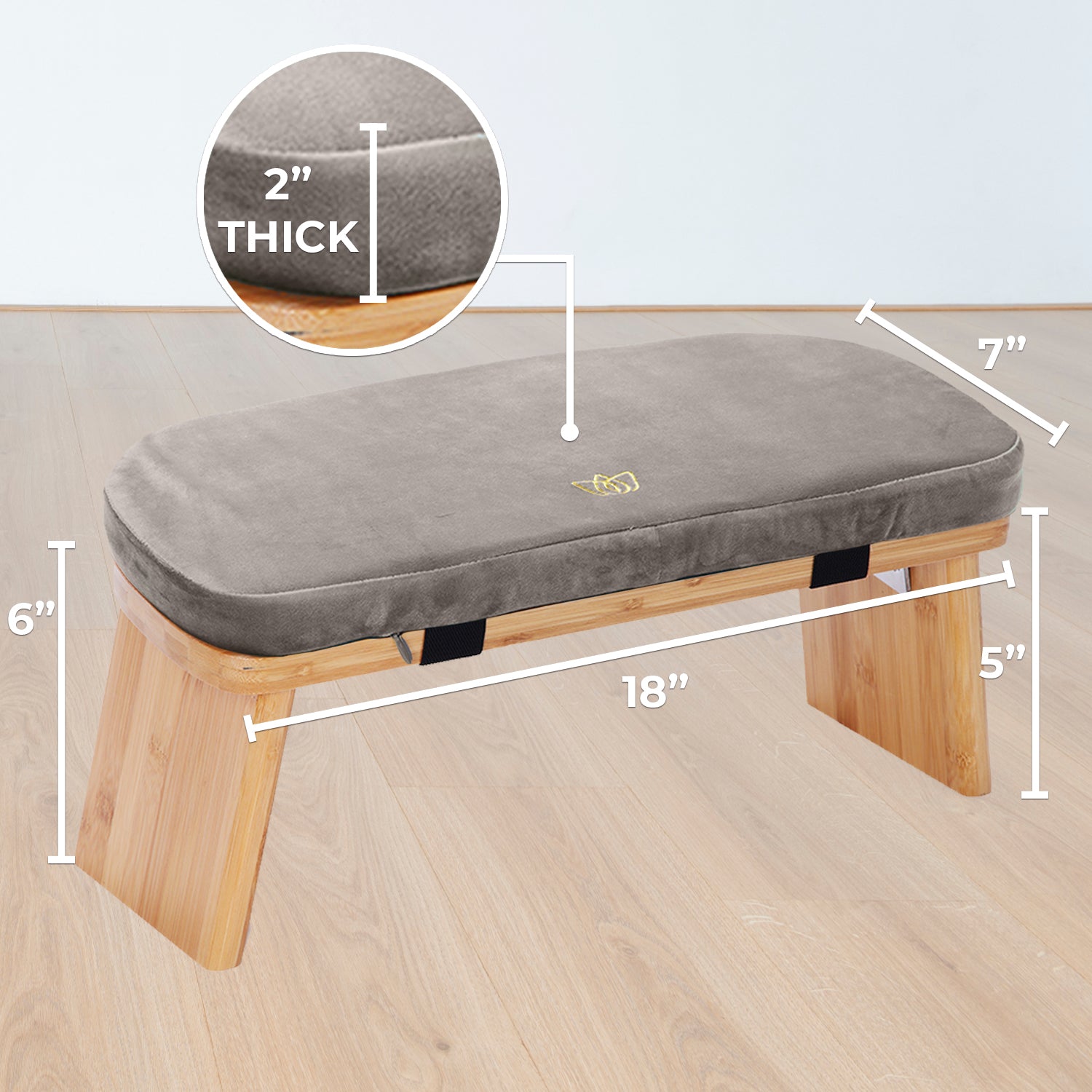 Meditation Bench & Mat Set-image-5