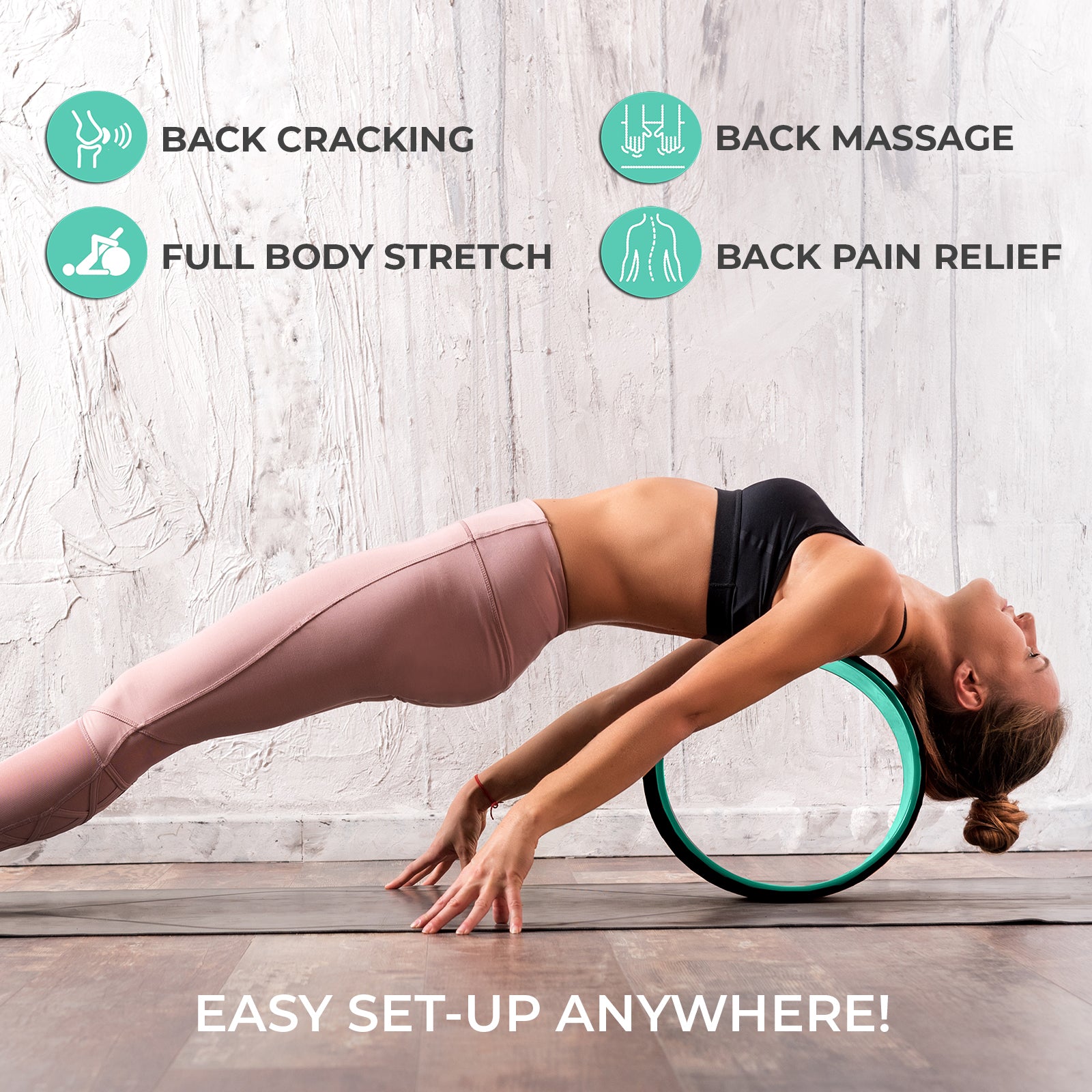 Florensi Yoga Wheel Set