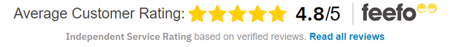 Feefo Average Customer Rating