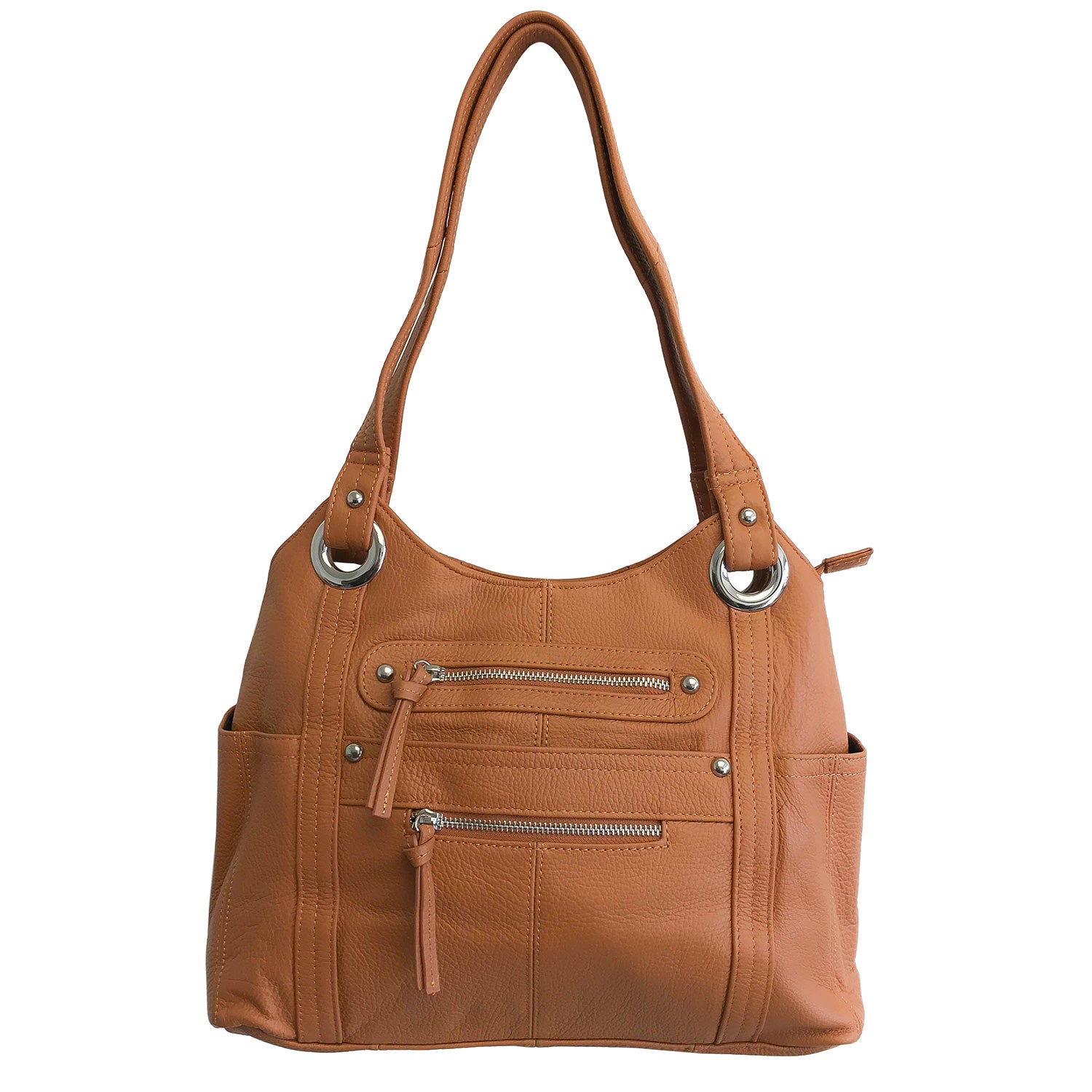 Concealed Carry Genuine Leather Shoulder Bag – ccwbags.com