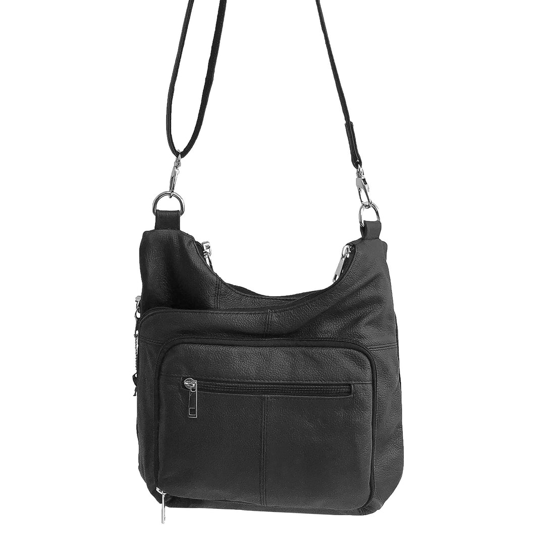 Genuine Leather Adjustable Crossbody Concealed Carry Purse – ccwbags.com