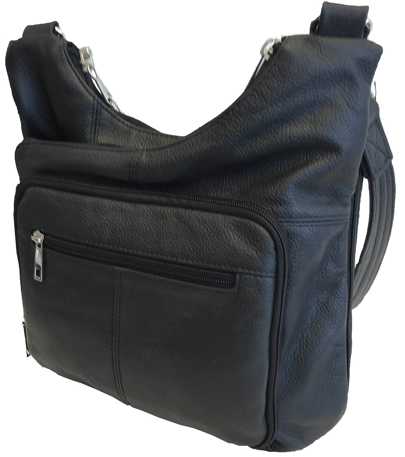 Genuine Leather Adjustable Crossbody Concealed Carry Purse – ccwbags.com