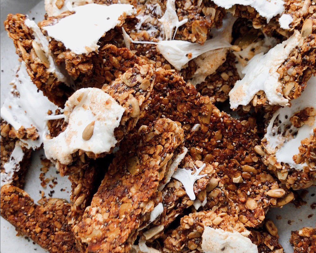 vegan healthy smores granola recipe