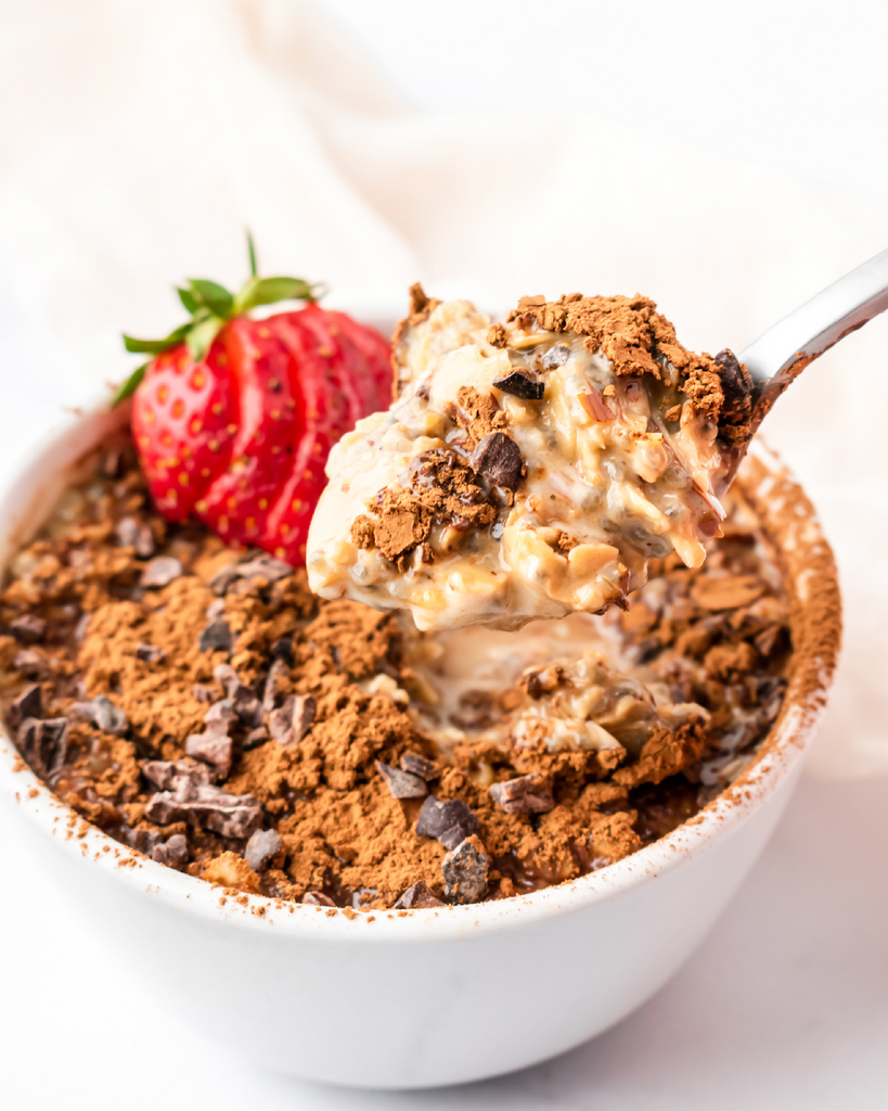 Healthy Tiramisu Oatmeal