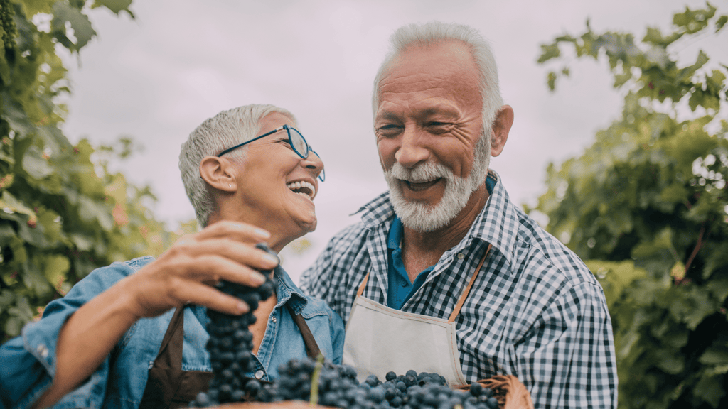 Happy Old Couple