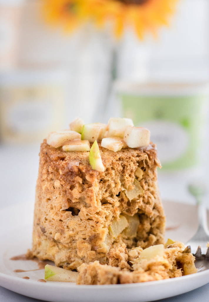 Microwave Oatmeal Apple Muffin