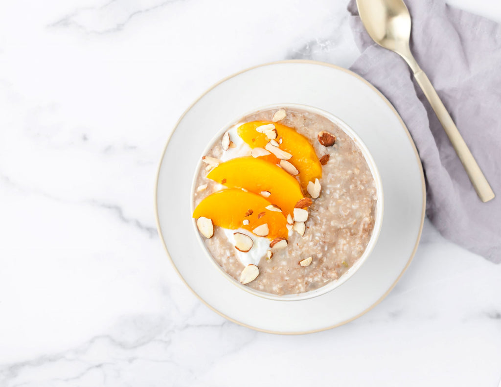 peaches and cream oats