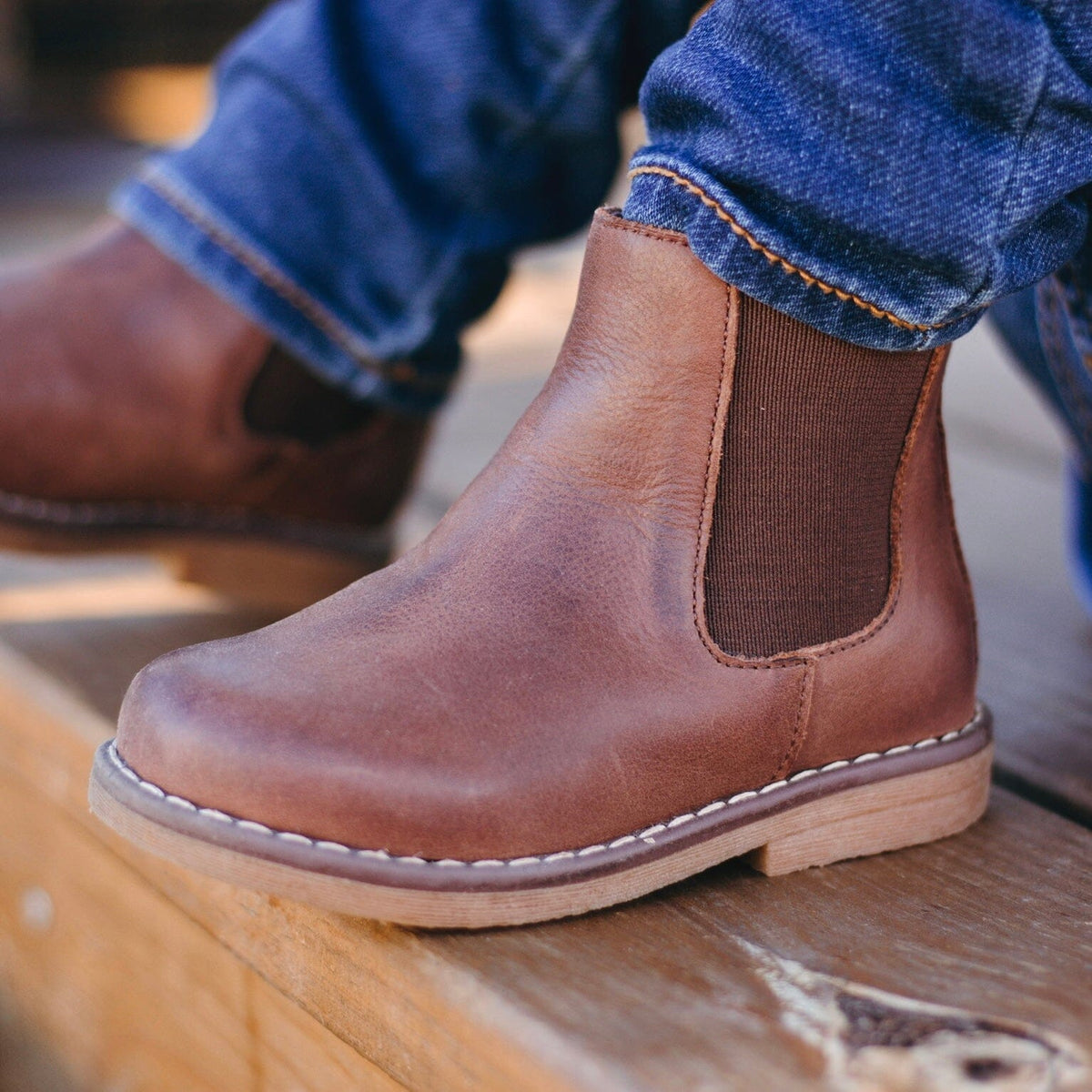 Kids' Chelsea Boots Chocolate