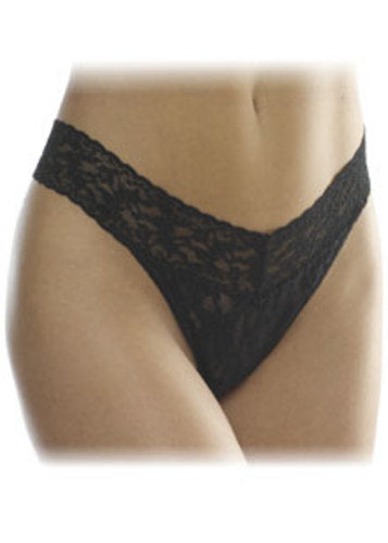 Hanky Panky Signature Lace Low-Rise Thong (Black)