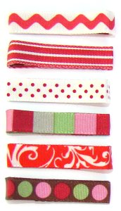 Bugalug Barrettes (Pair) - Really Red