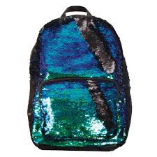 Magic Sequin Backpack - Mermaid/Black