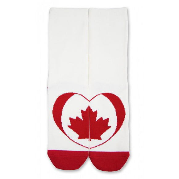 Maple Leaf Puzzle Sock for Women