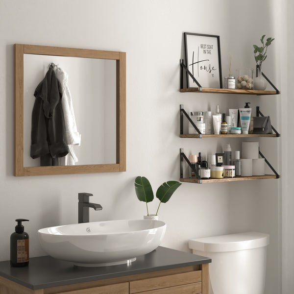 COLMAR 36 Farmhouse Bathroom Shelves for Over The Toilet Storage, Wid –  Wallniture