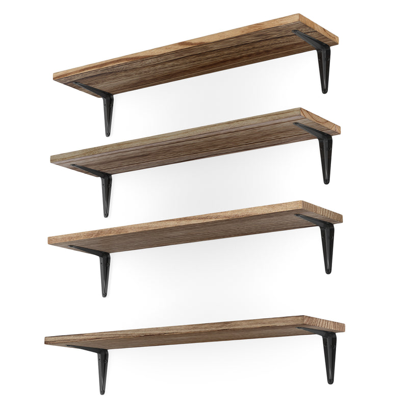 ARRAS Rustic Floating Shelves for Bedroom Storage and Bedroom Decor ...