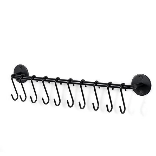 CASTO Wall Mount Kitchen Utensil Holder with S Hooks for Hanging - 17 –  Wallniture
