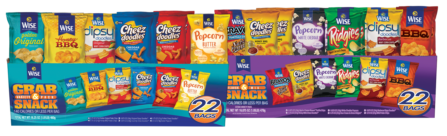 Grab And Snack Variety Packs — Wise Snacks