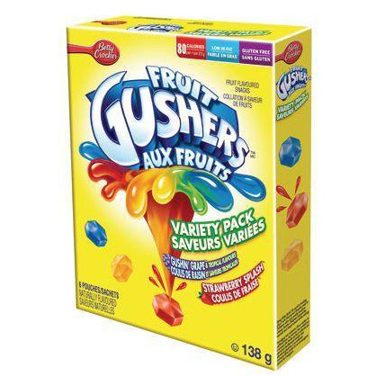 Fruit Gushers, Variety Pack (Gushin' Grape & Strawberry Splash), 6pk | Room Service