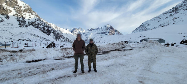 WeatherWool, via the WarriorWool Program, in training with the US Army at 10,000 feet (3048 meters) in the Andes Mountains of Chile, winter of 2023