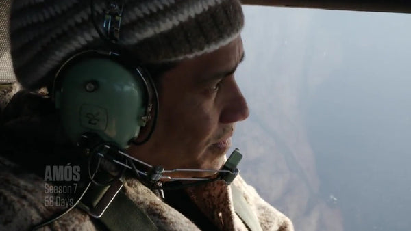 The History Channel Series ALONE: FROZEN featured Amos Rodriguez wearing WeatherWool Al’s Anorak