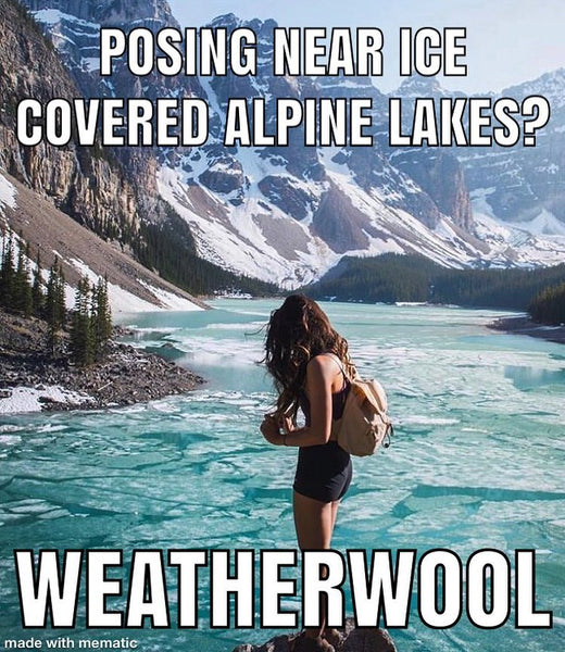 WeatherWool got a good laugh over being lampooned by @Bushcrap101 on Instagram