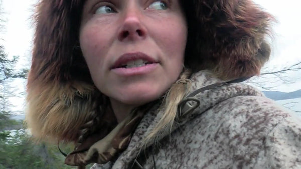 The History Channel Series ALONE: FROZEN featured Callie Russell wearing WeatherWool Al’s Anorak